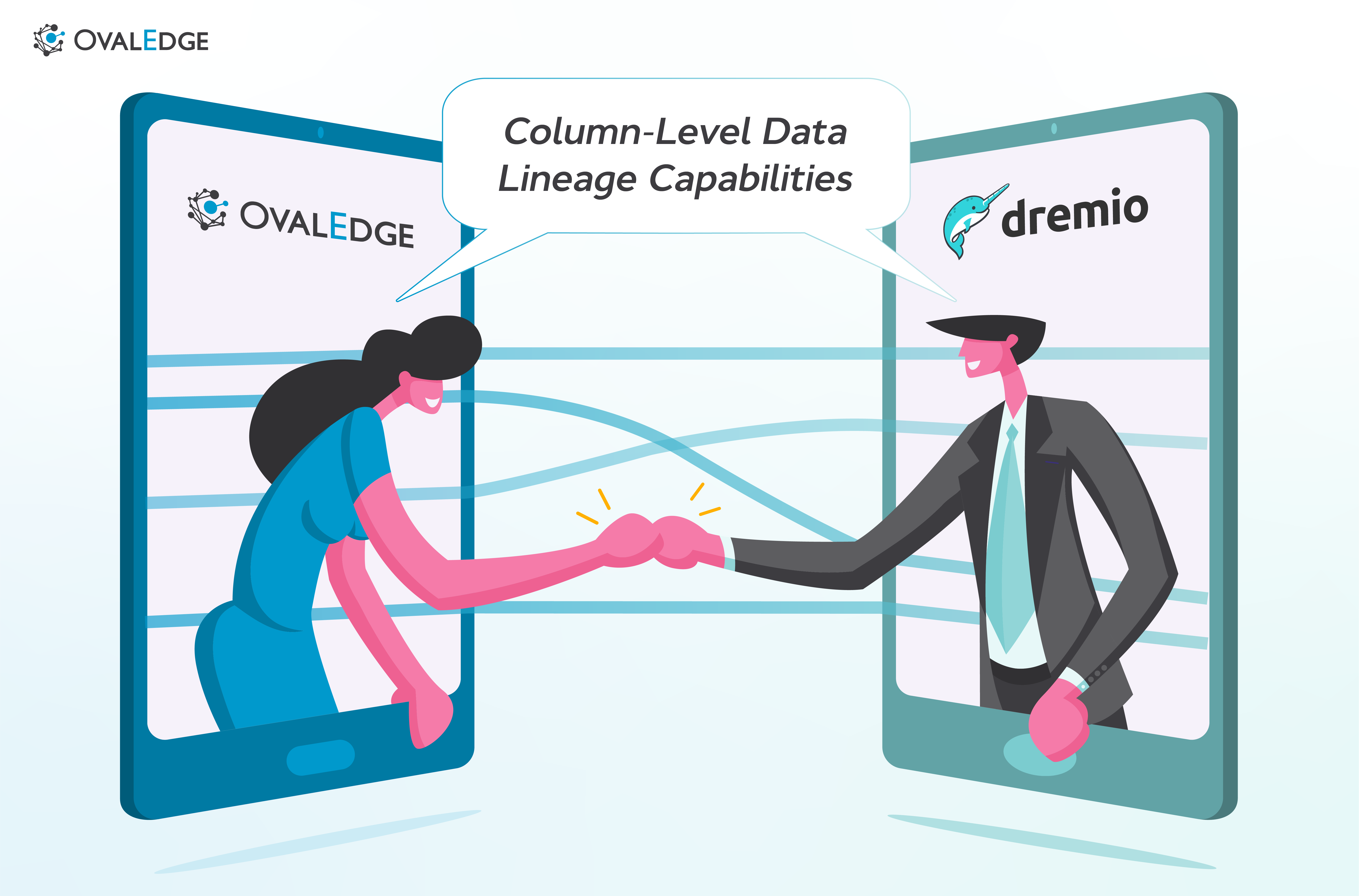 How OvalEdge Supports Column-Level Lineage With Dremio