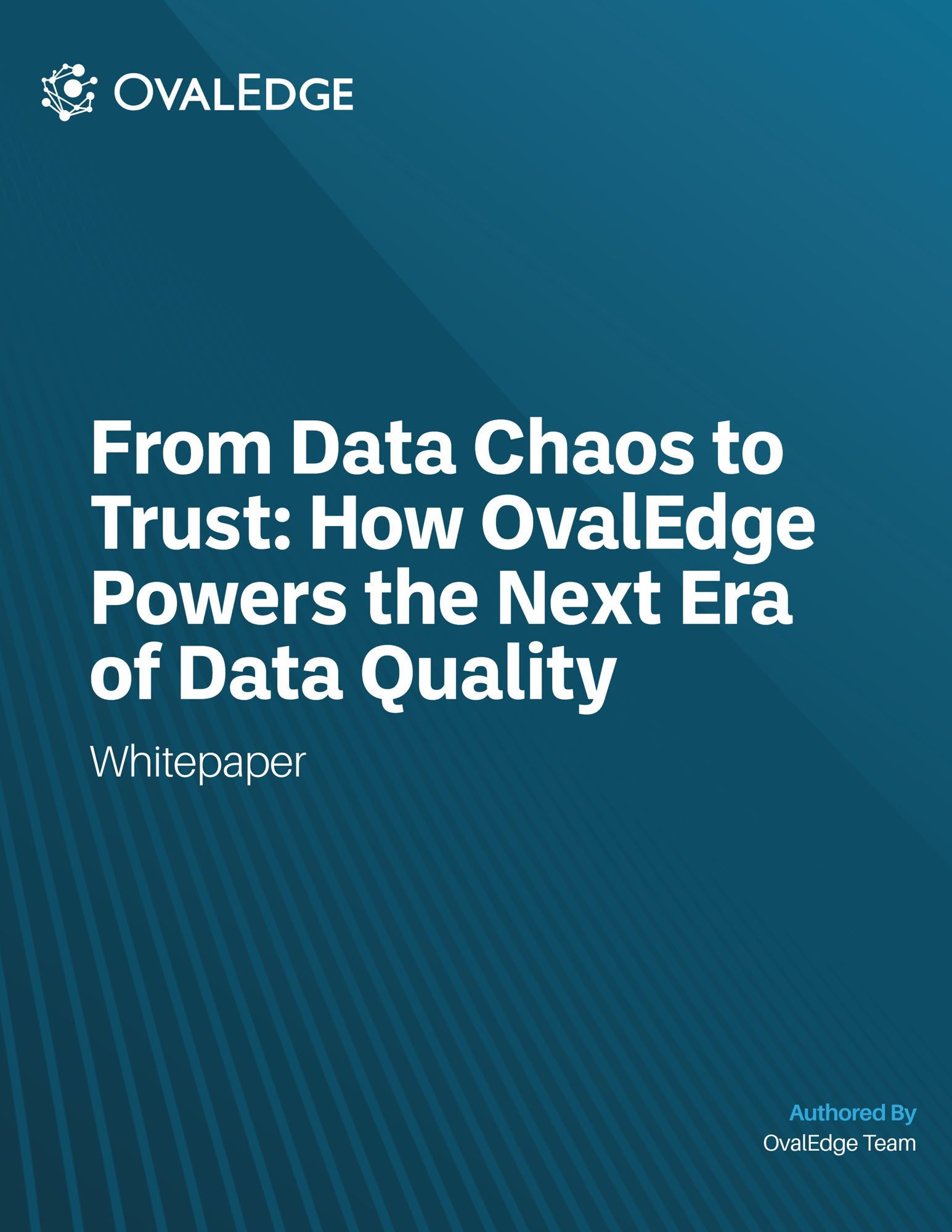 From Data Chaos to Trust How OvalEdge Powers the Next Era of Data Quality Cover