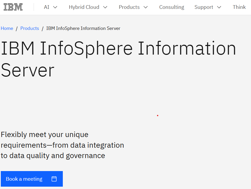 IBM InfoSphere Information Server Homepage