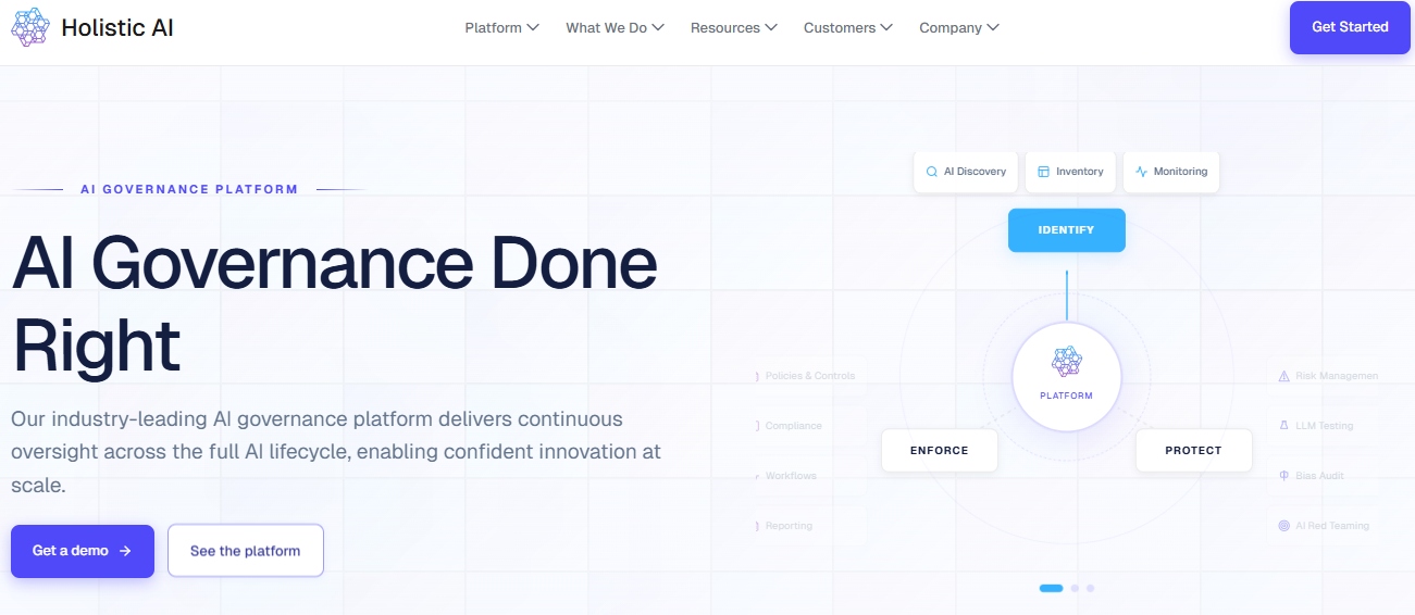 Holistic AI homepage
