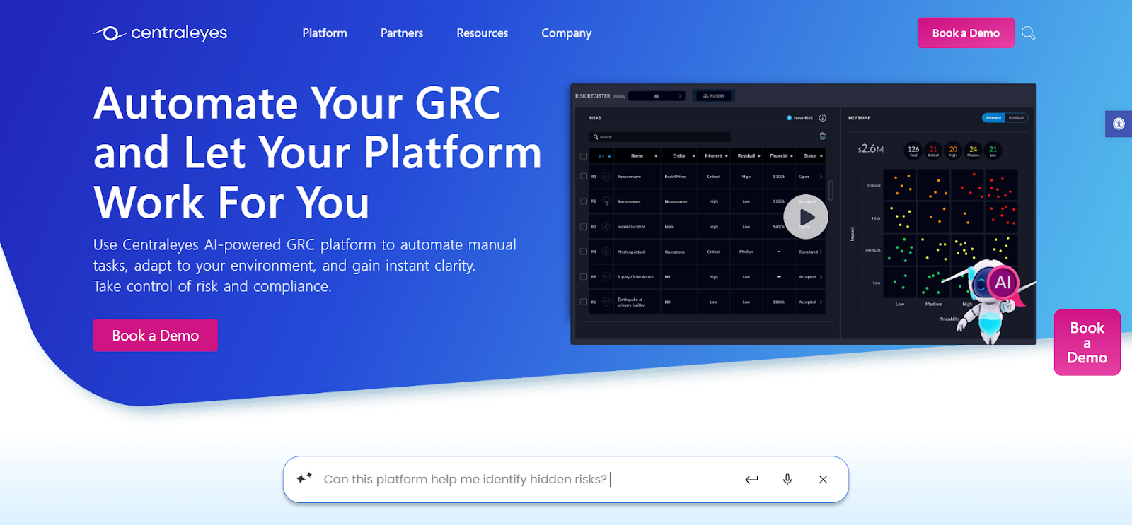 Centraleyes  Homepage