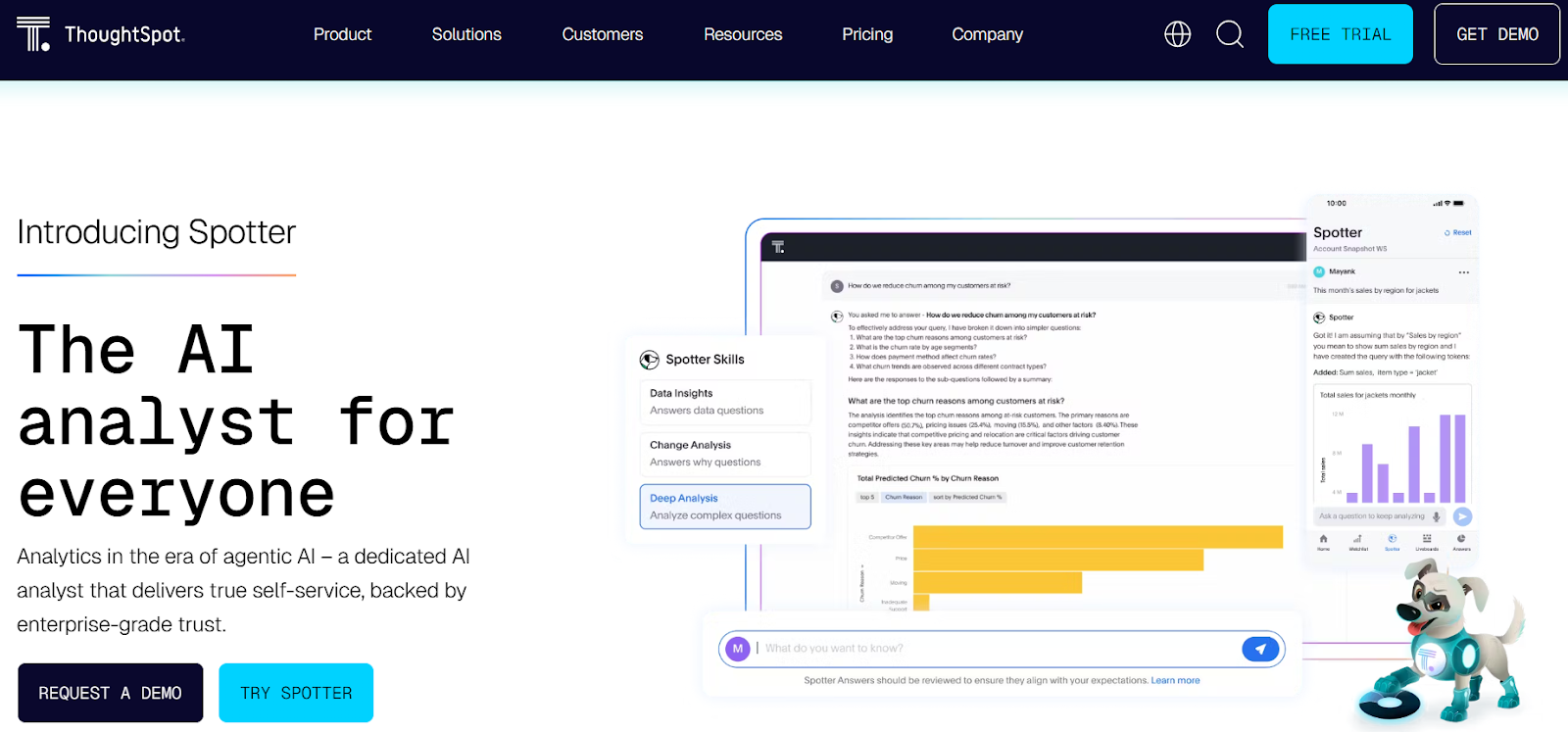 ThoughtSpot Spotter Homepage