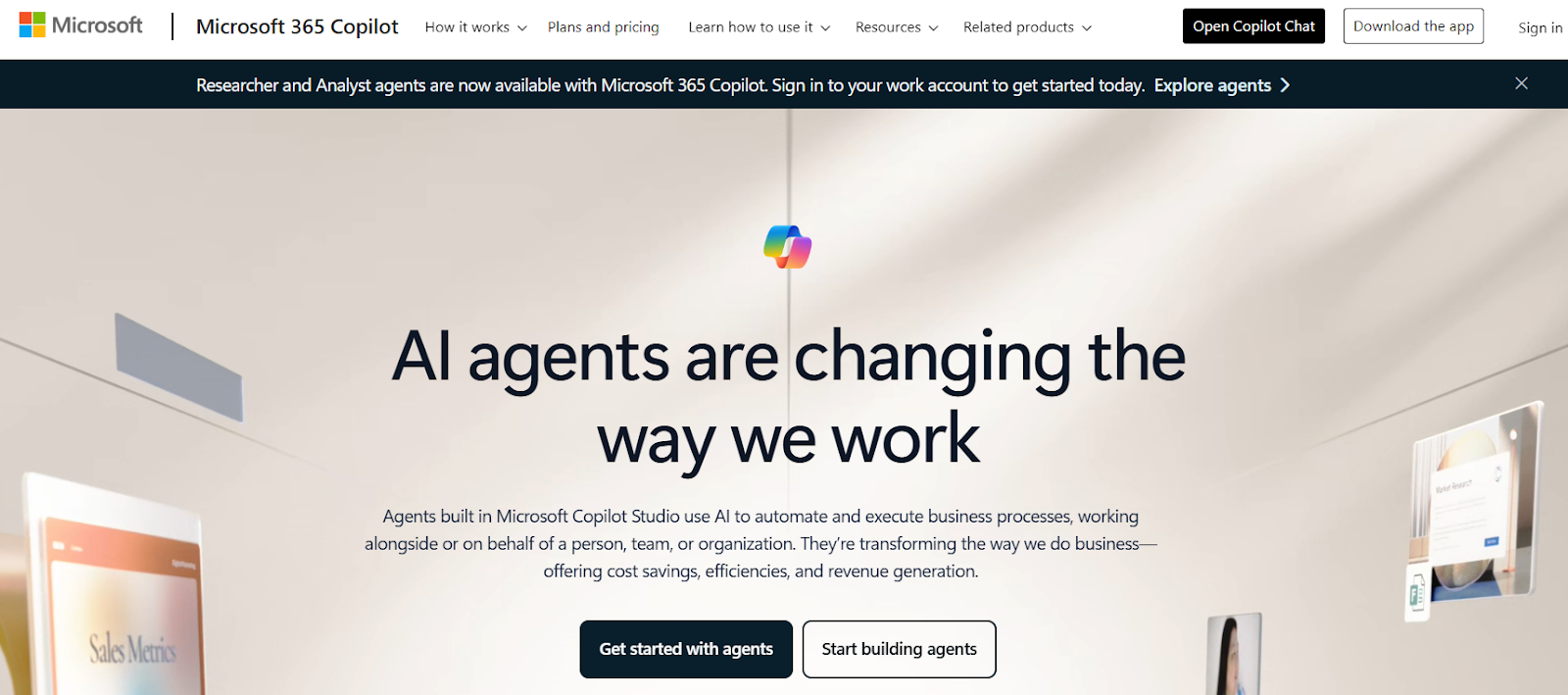 Copilot Studio Homepage